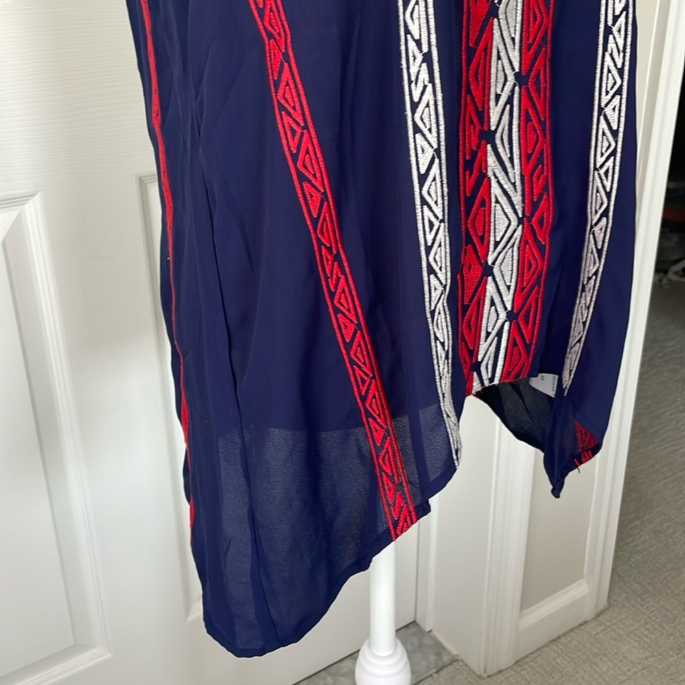 Le Sample Patterned Sleeveless Top Size M - image 5